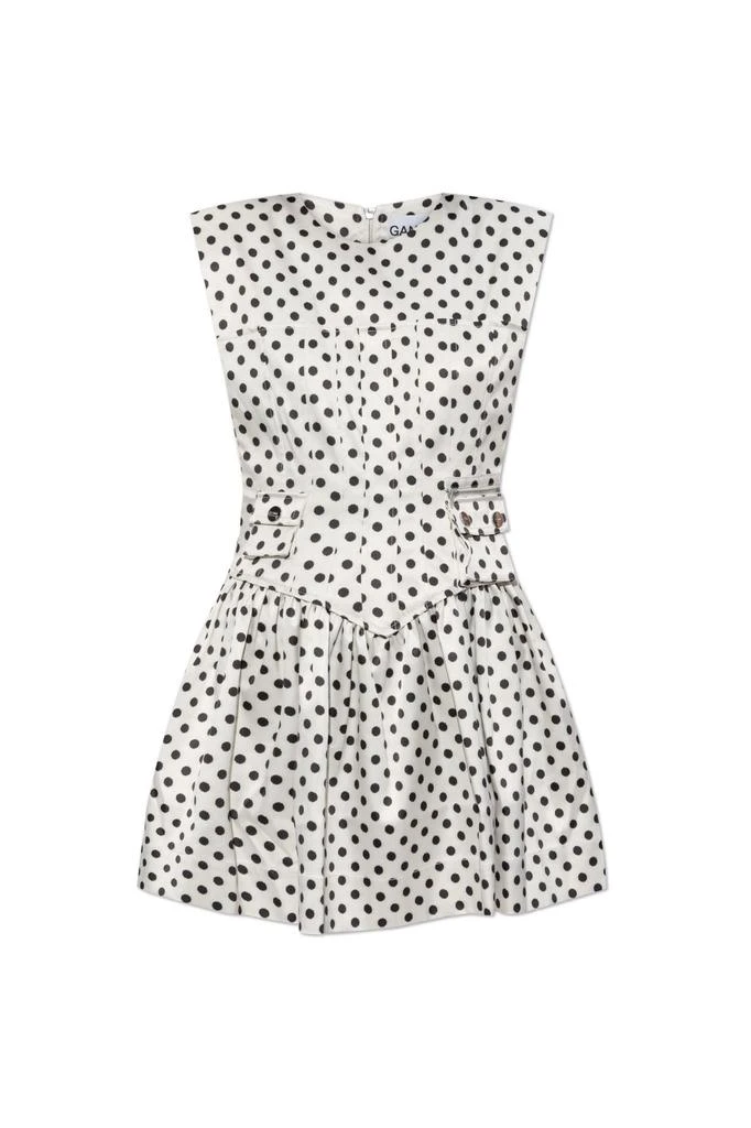 Ganni Ganni Polka Dot Pattern Dress 1
