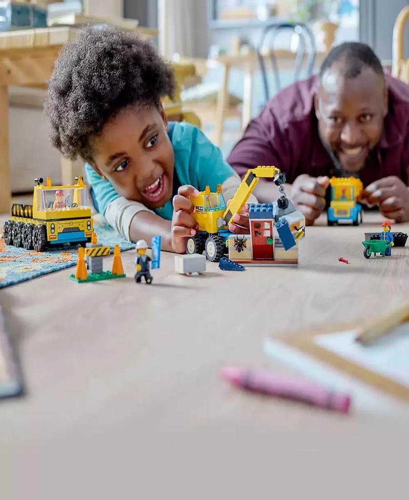LEGO City 60391 Great Vehicles Construction Trucks & Wrecking Ball Crane Toy Vehicle Building Set 5
