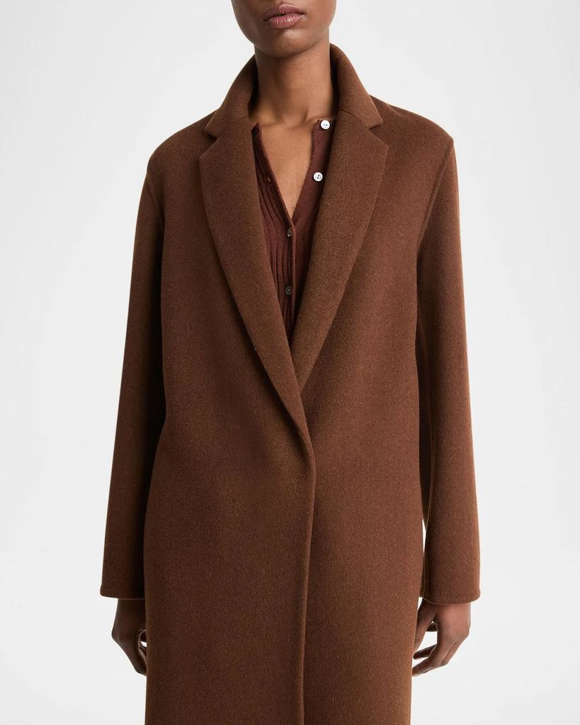 Vince Classic Straight Wool-Blend Coat 6