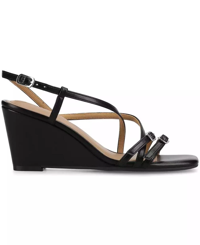 Journee Collection Women's Clinne Strappy Wedge Sandals 2