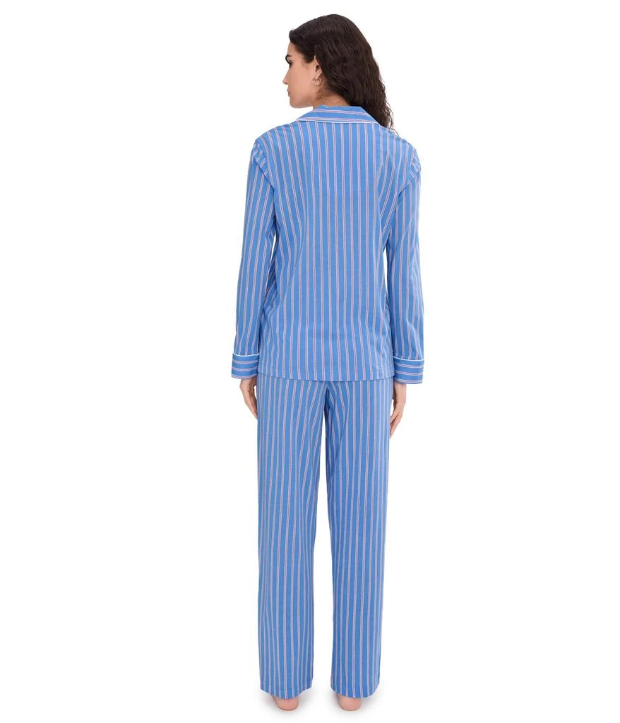 Ralph Lauren Knit Long Sleeve Notch Collar Long Pant Pj Set 3