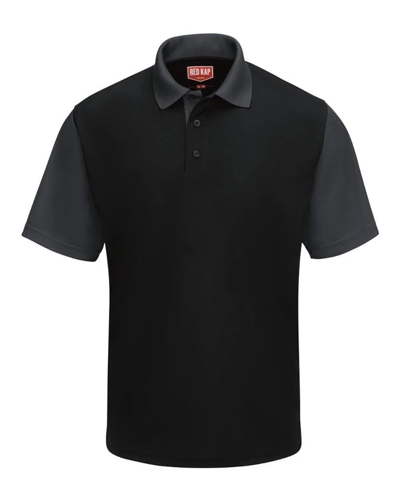 Red Kap Short Sleeve Performance Knit Color-Block Polo 1