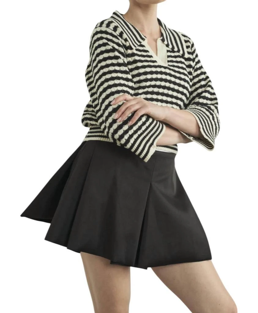 Aaron & Amber Aaron & Amber - Jacquard Stripe Sweater 4