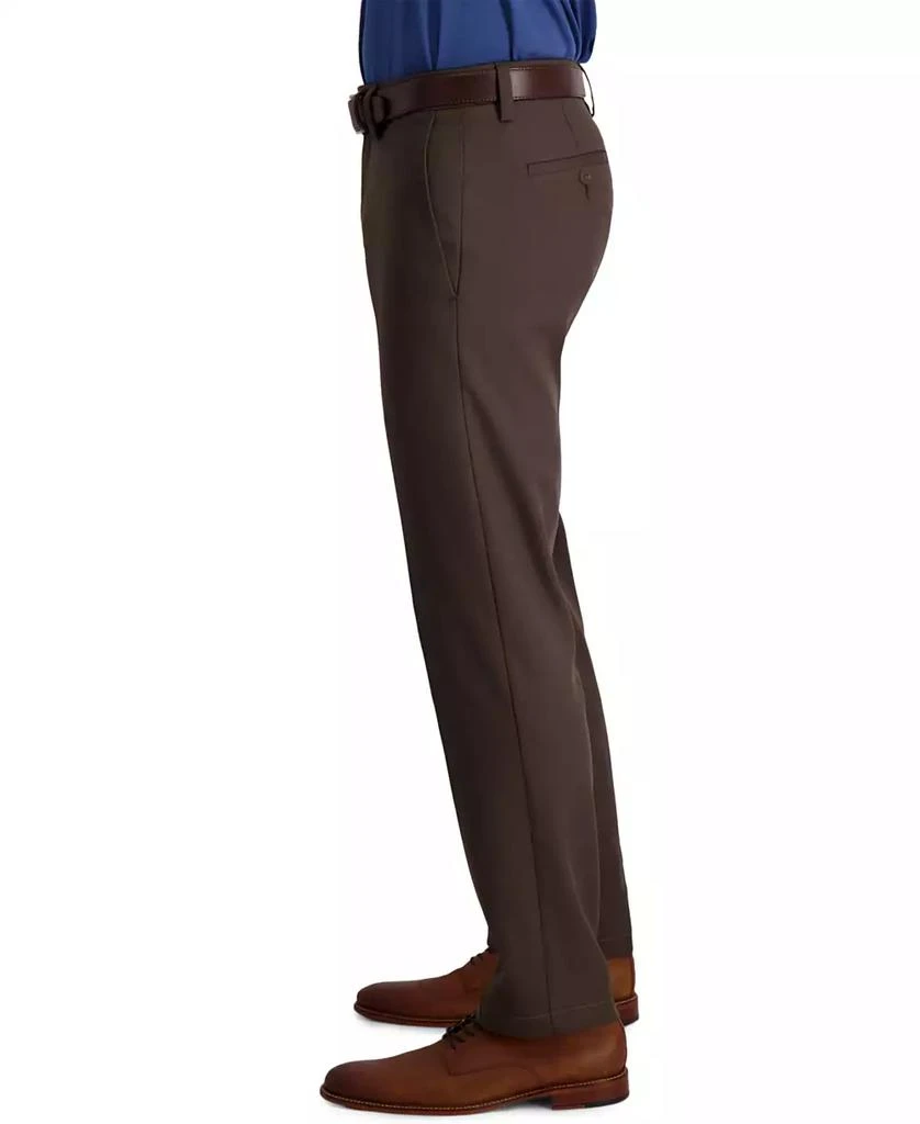 Haggar Men's Cool 18 Pro Straight-Fit 4-Way Stretch Moisture-Wicking Non-Iron Dress Pants 3