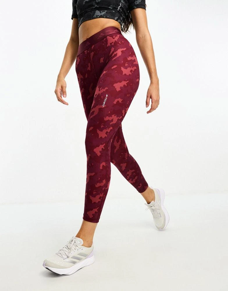 Adidas adidas Training high intensity leggings in red 4