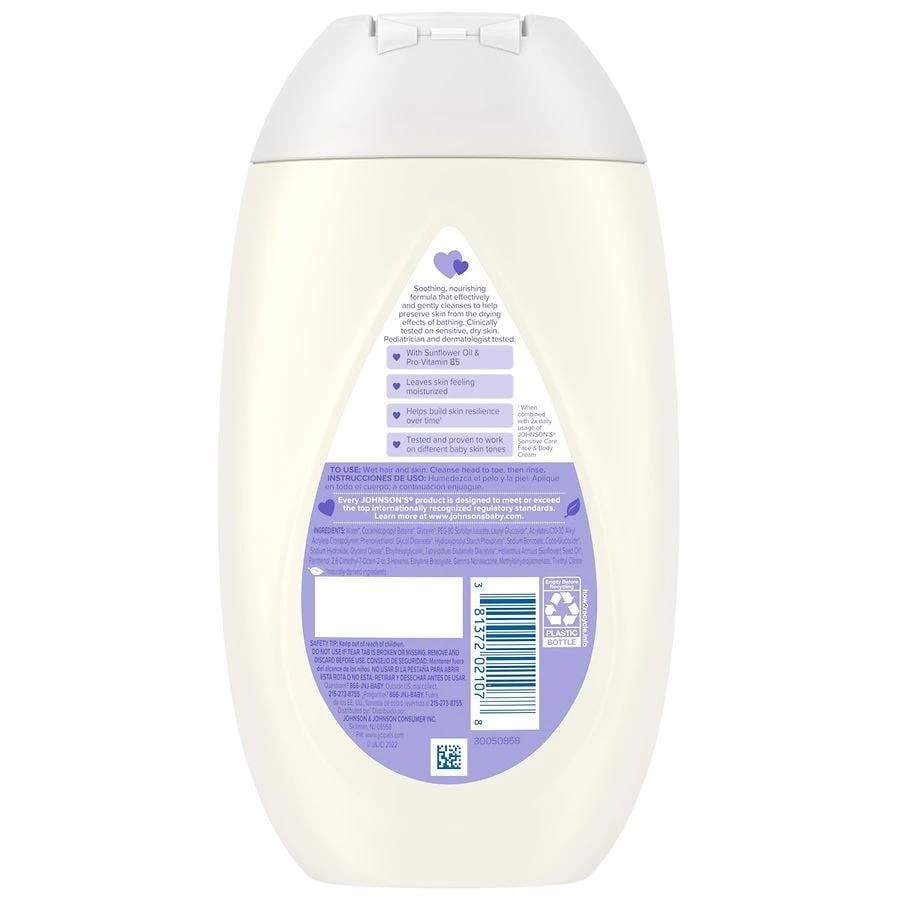 Johnson's Baby Sensitive Care Baby Body Wash & Shampoo 4