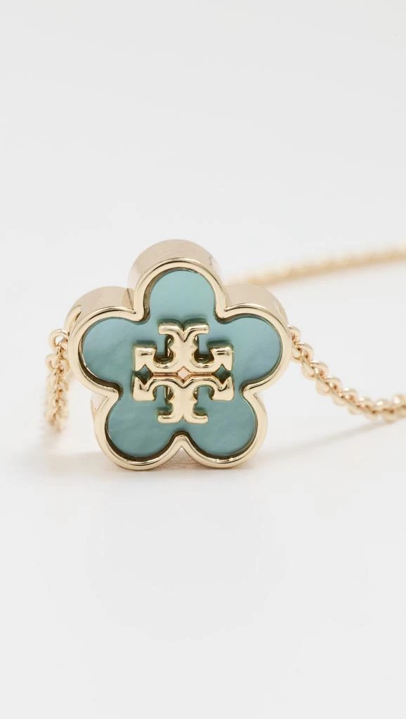 Tory Burch Kira Flower Pendant Necklace 3