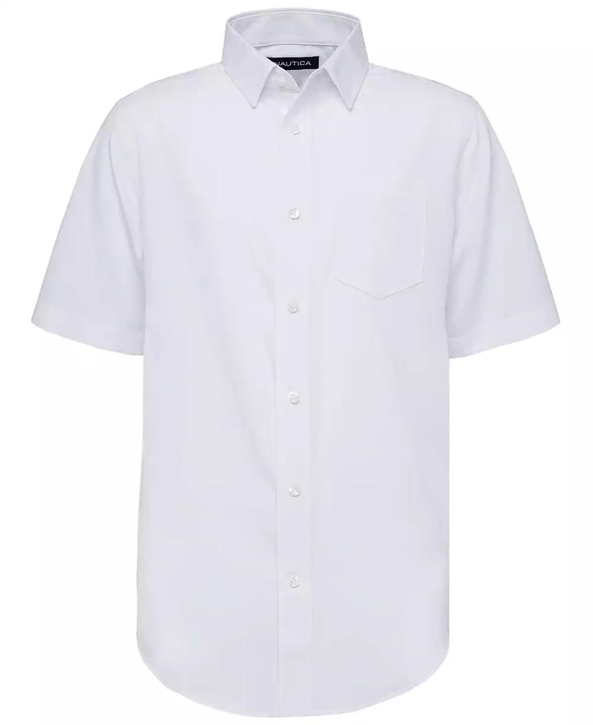 Nautica Big Boys Husky Short Sleeve Performance Woven Shirt 1