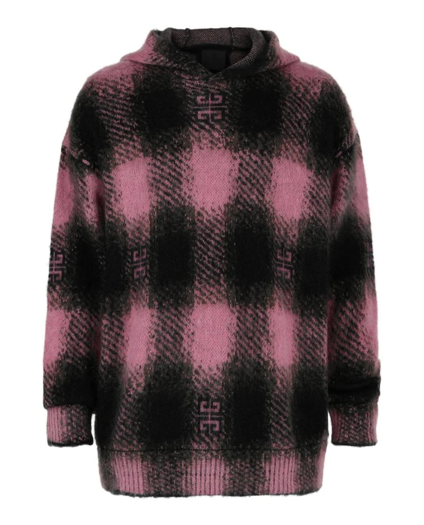 Givenchy 4G Check Hooded Sweater 1