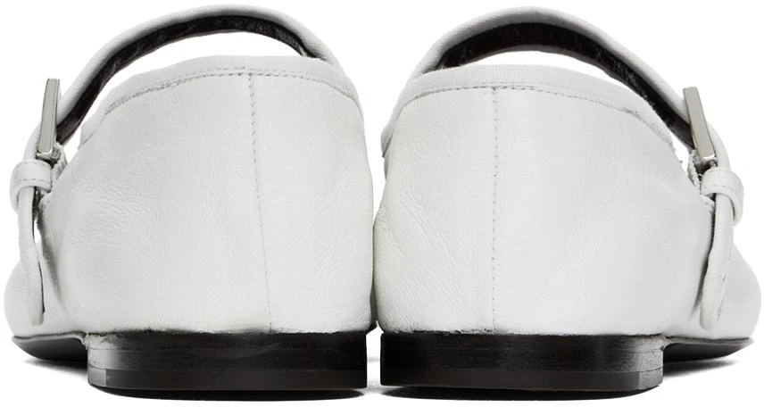 The Row White Boheme MJ Ballerina Flats 2