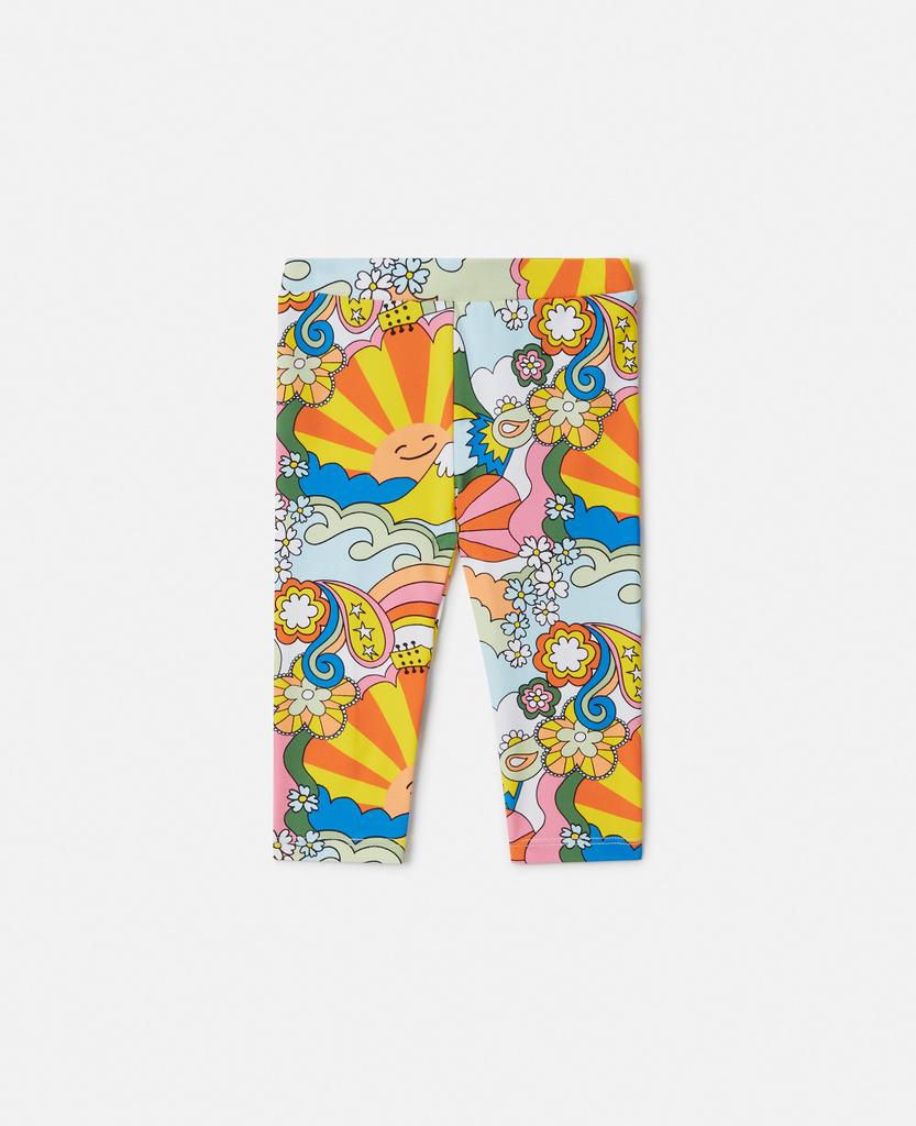 Stella McCartney Stella McCartney - 'Love to Dream' Print Leggings, Multicolour, Size: 6m