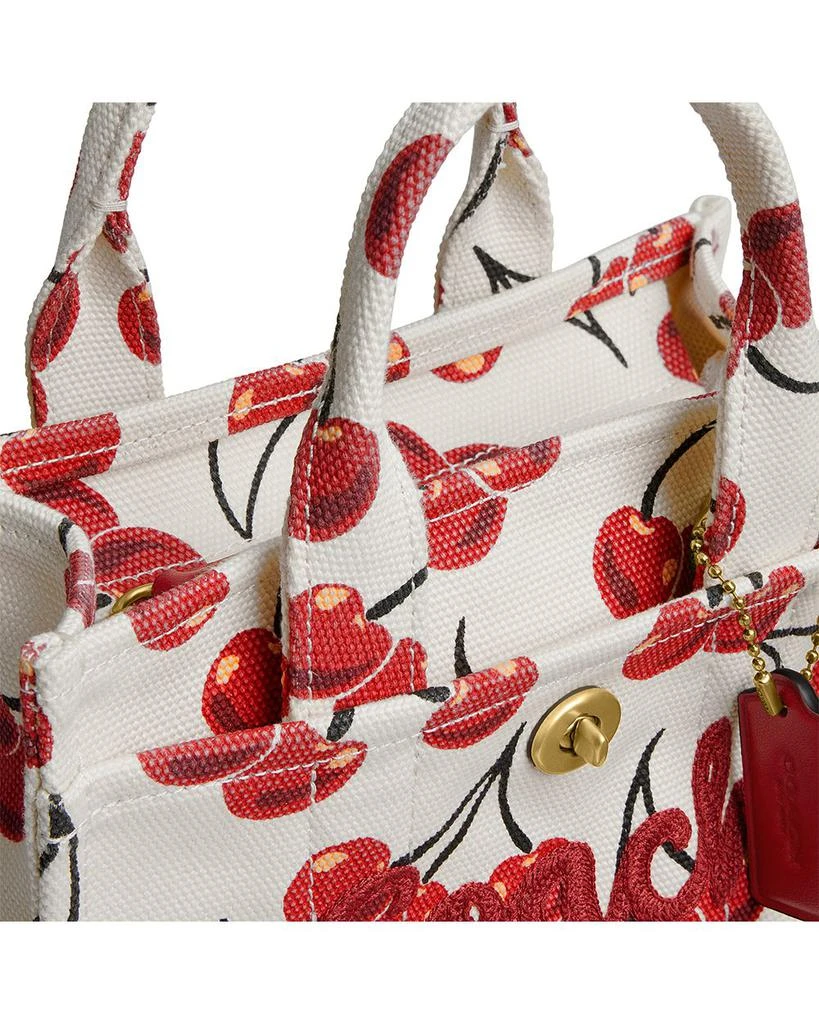 Coach Cargo Tote Bag 20 with Cherry Print 8