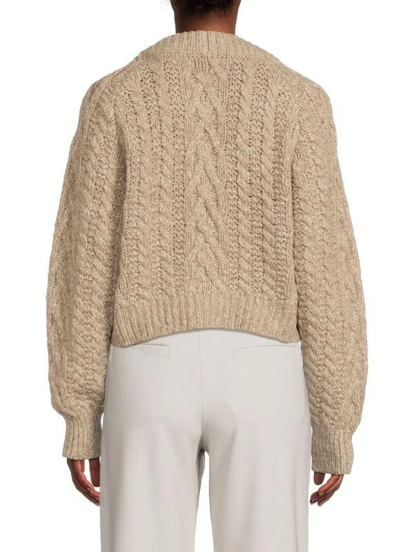Brunello Cucinelli Cable-Knit Wool-Cashmere Sweater 2