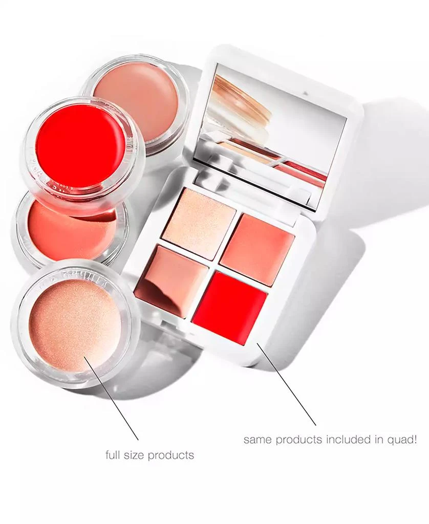 RMS Beauty Lip2Cheek Glow Quad Mini Palette 3