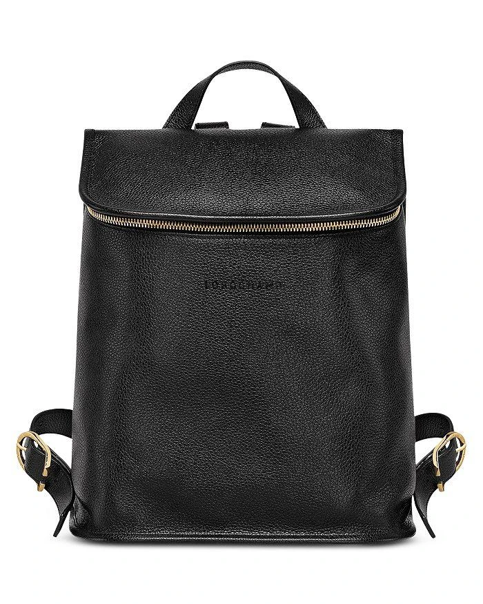 Longchamp Le Foulonné Top Zip Leather Backpack 1