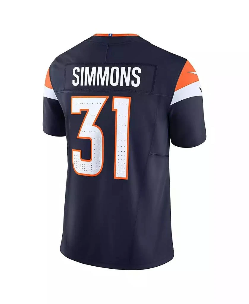 NIKE Men's Justin Simmons Denver Broncos Vapor F.U.S.E. Limited Jersey 5