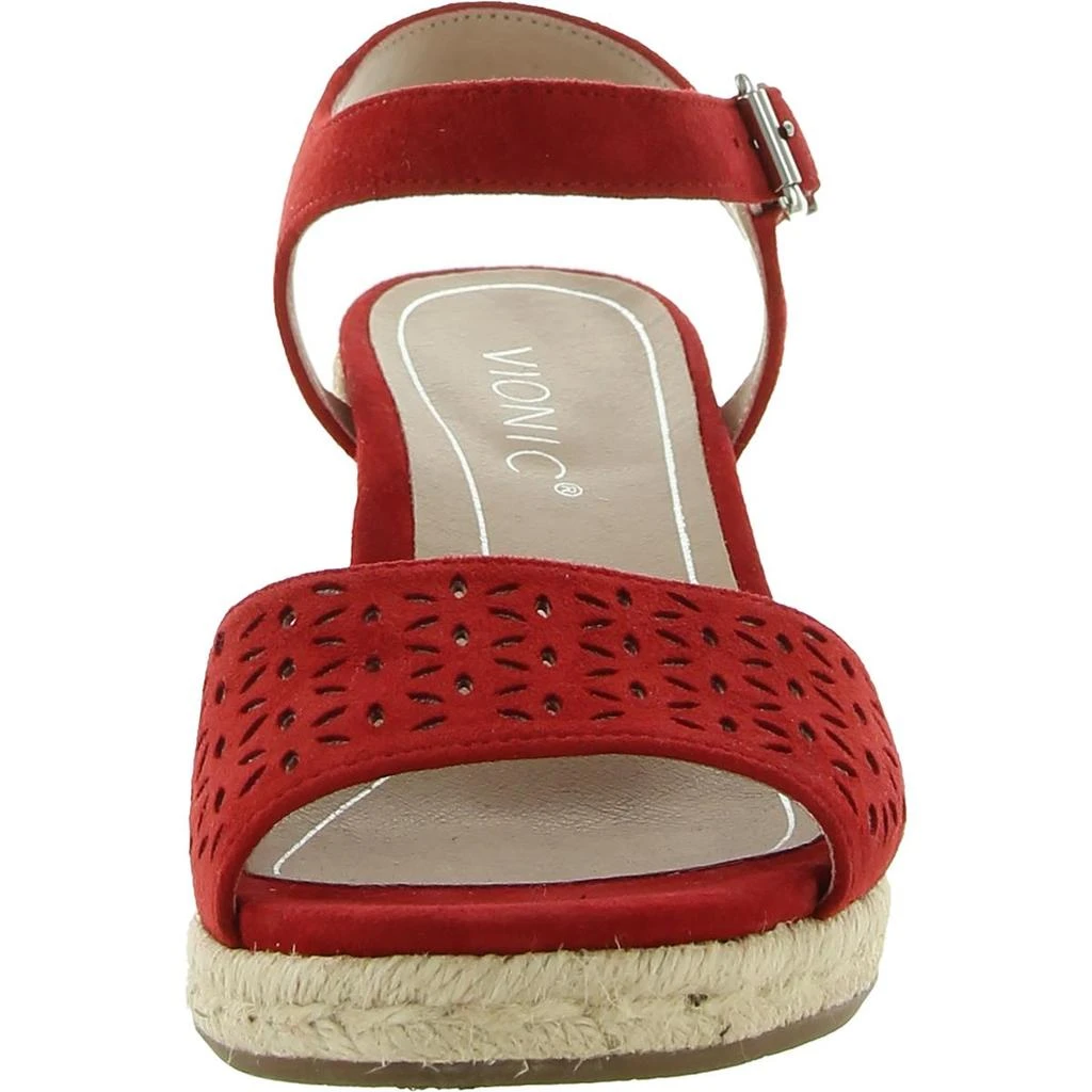 VIONIC Ariel Womens Suede Perforated Wedges 2