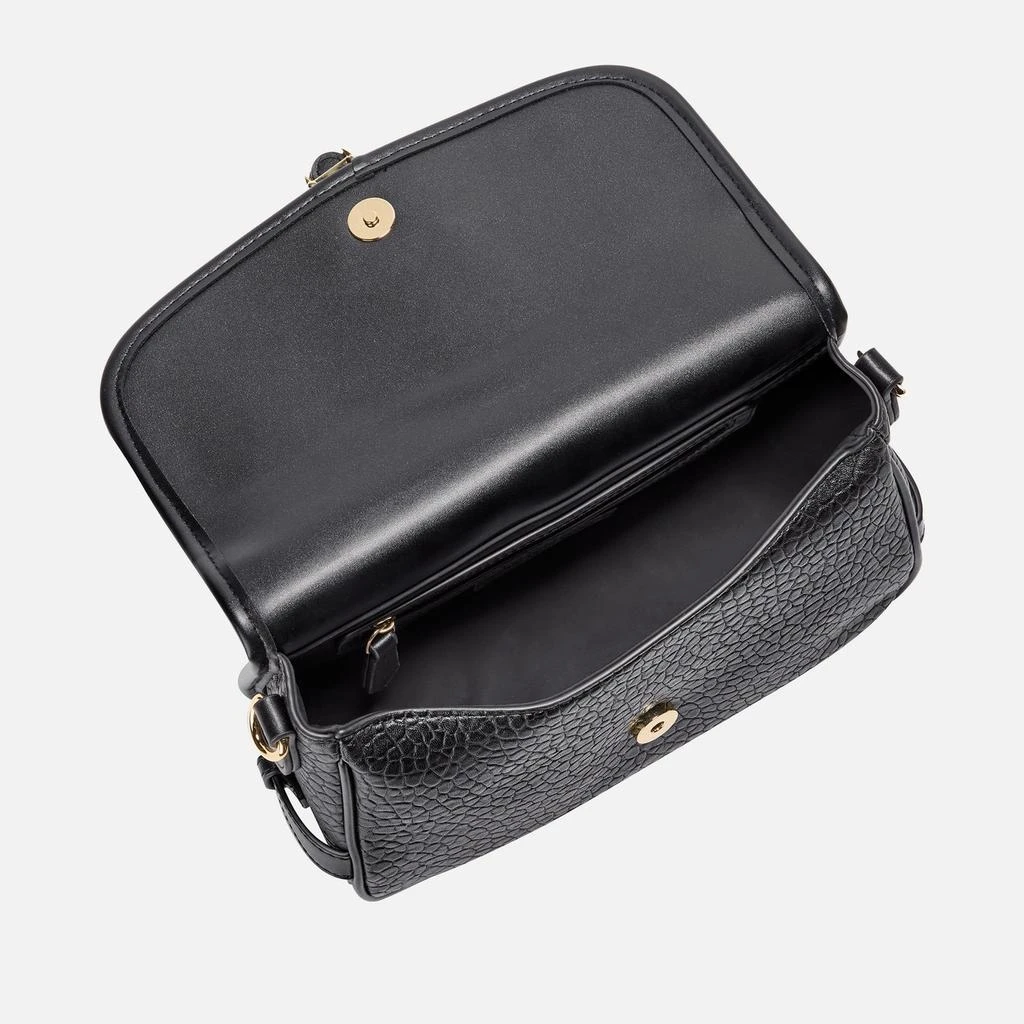 Valentino Valentino Zeno Faux Leather Croc-Effect Flap Bag 6