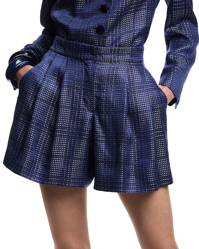 armani dress shorts Ea7 Emporio Armani Pleated Mini Dress Set (set Of two) | Blue