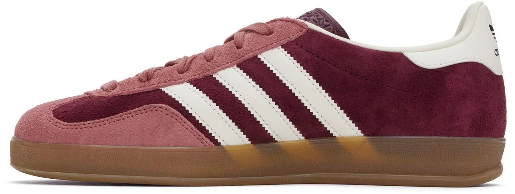 Adidas Burgundy & Pink Gazelle Indoor Sneakers 3