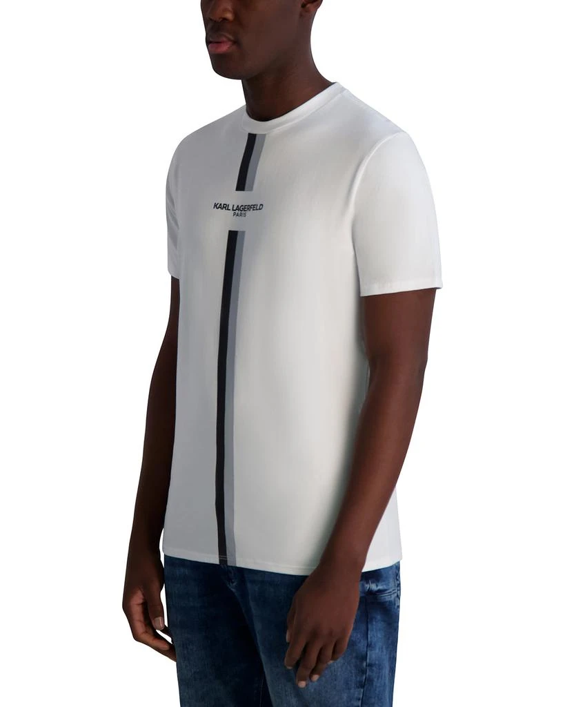 Karl Lagerfeld Paris RACING STRIPE LOGO TEE 3