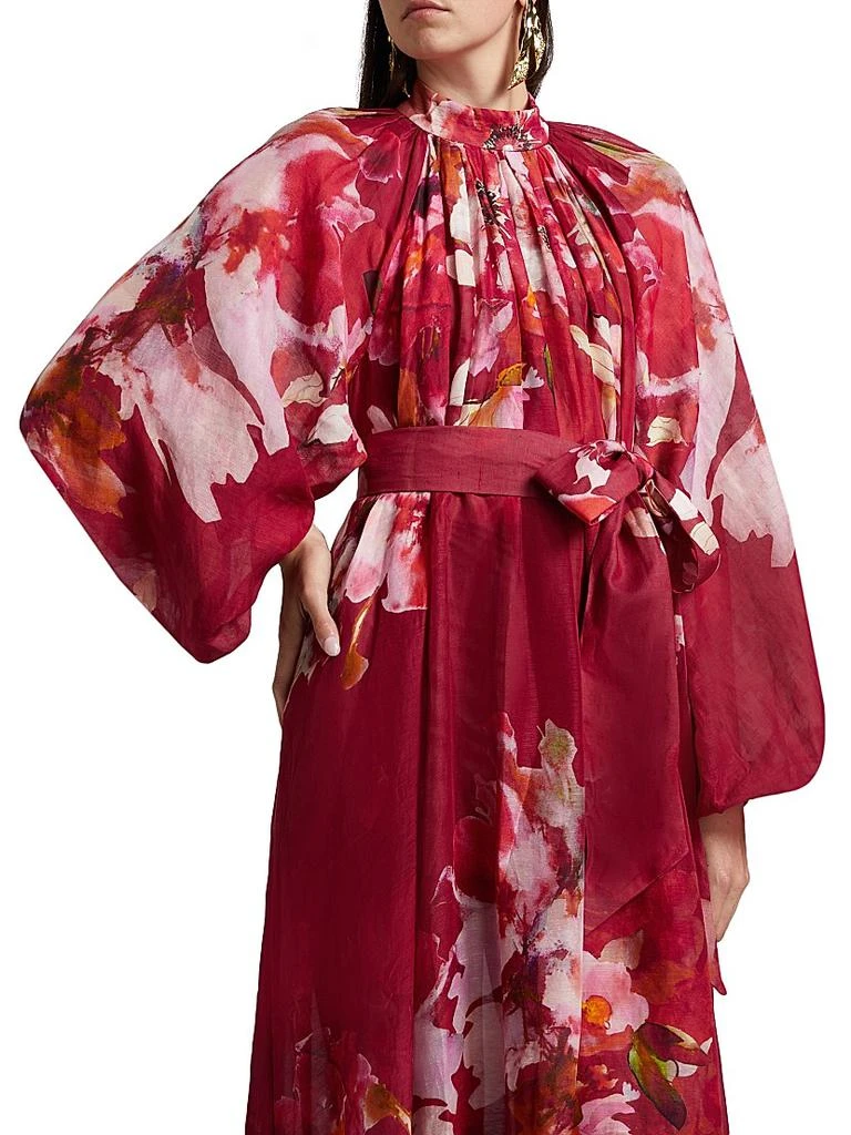 Hemant & Nandita Tuhi Floral High-Low Maxi Dress 7