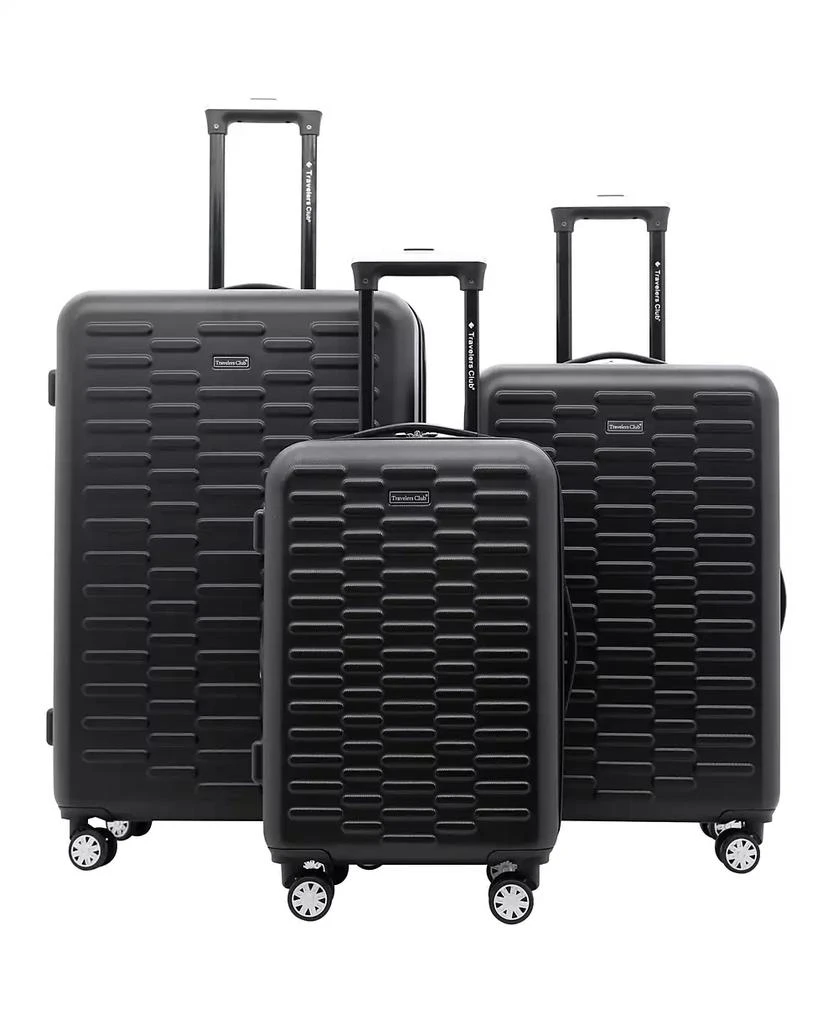 Travelers Club 3-Pc. Shannon Spinner Expandable  Luggage Set 1