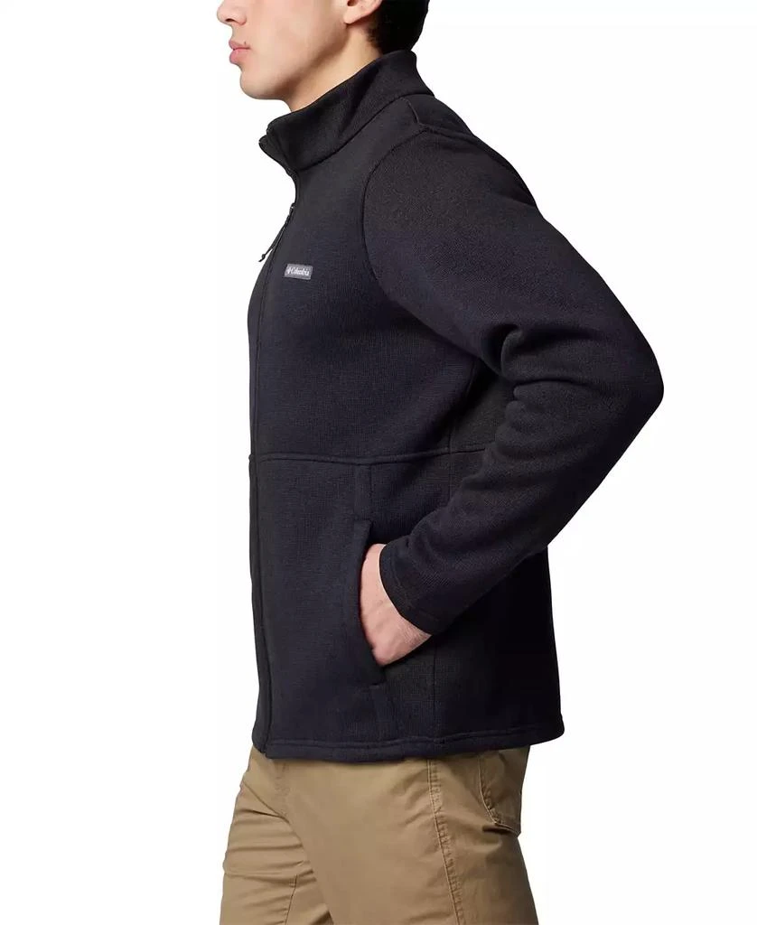 Columbia Men's Alto Pass Textured Knit Sweater Fleece Zip-Front Jacket 3