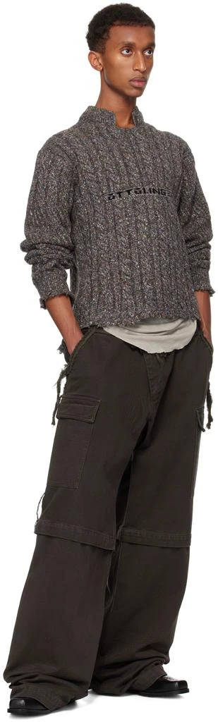 Ottolinger Brown Knit Chunky Sweater 4
