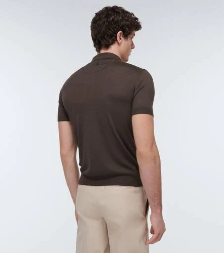 Valentino Cashmere and silk polo shirt 4