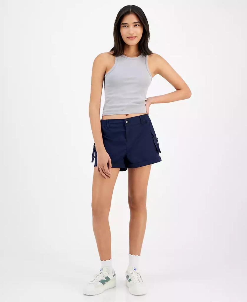 Celebrity Pink Juniors' Cargo Cuffed Shorts