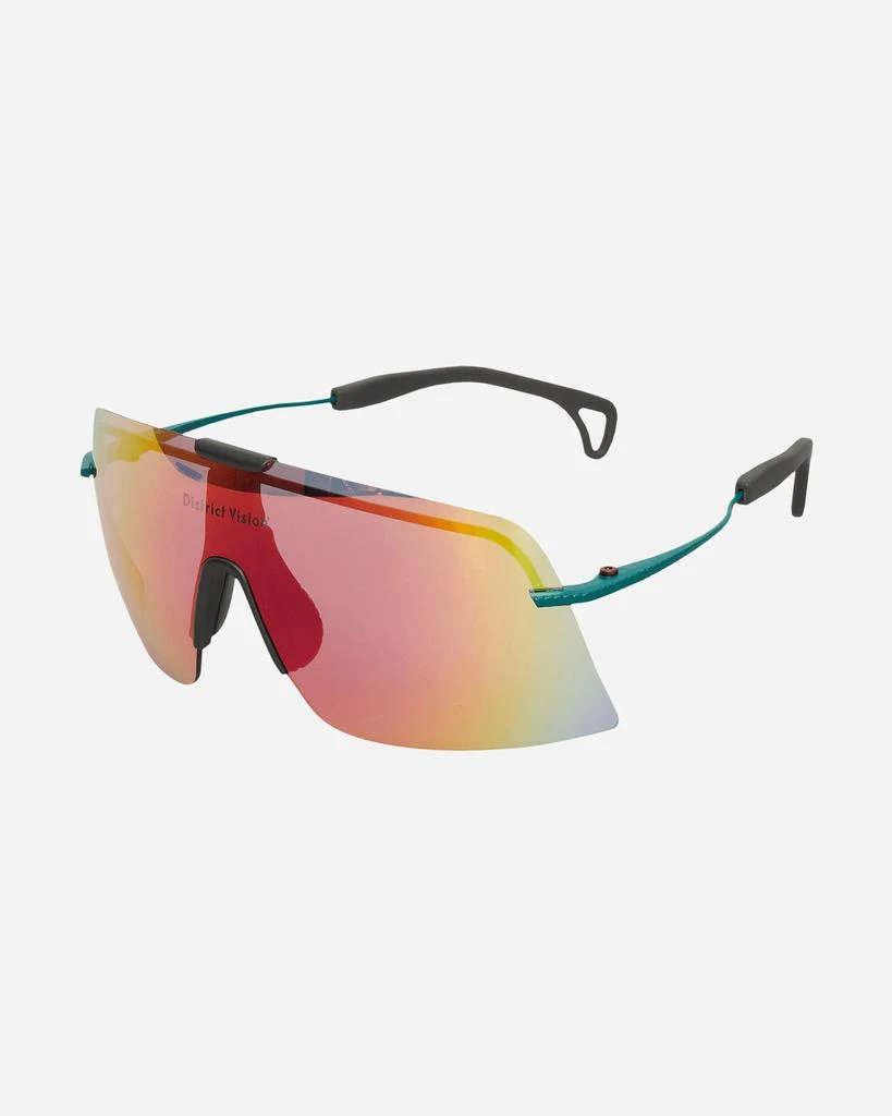 District Vision Yusuke Alpine Blade Ti Sunglasses Jade Blue / D+ Spectral Mirror 3