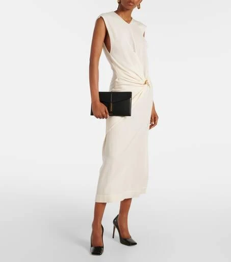 Demellier Tokyo leather clutch 5