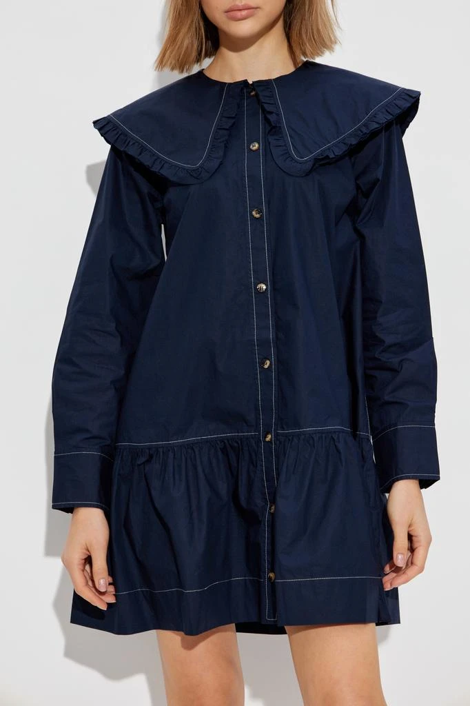Ganni Dress with Collar 3