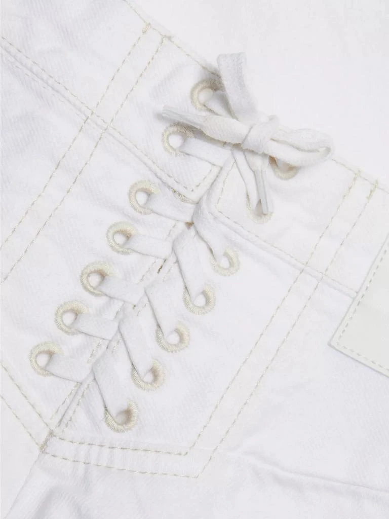 R13 Jane Lace-Up High-Rise Flared Jeans 7