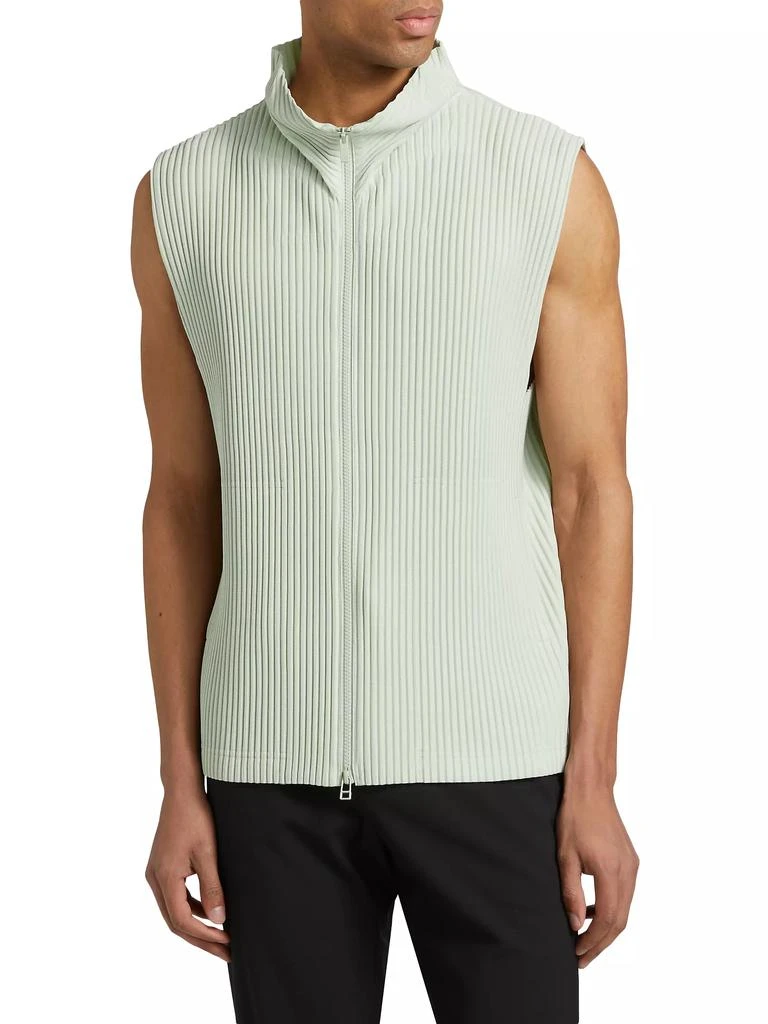 Homme Plissé Issey Miyake Monthly Colors March Pleated Zip-Up Vest 3