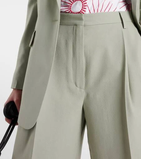 Dries Van Noten Mid-rise wool straight pants 4