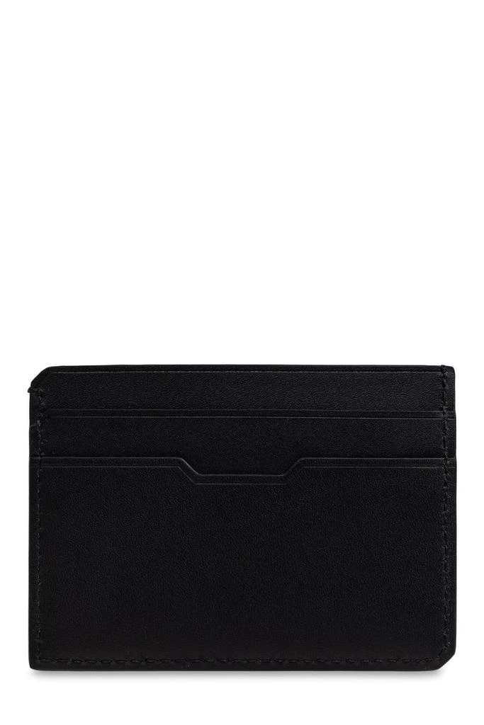 Lanvin Lanvin Logo-Stamp Stitch Detail Cardholder 2