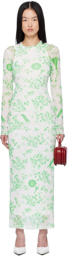 moschino green dress BOUTIQUE MOSCHINO-Color Block Blue/Green Dress – Elilhaam