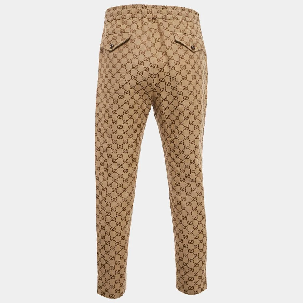 Gucci Gucci Brown GG Jacquard Canvas Track Pants M 2