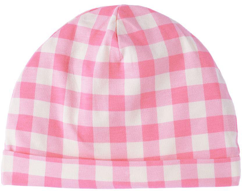 Mini Rodini Baby Pink Check Beanie