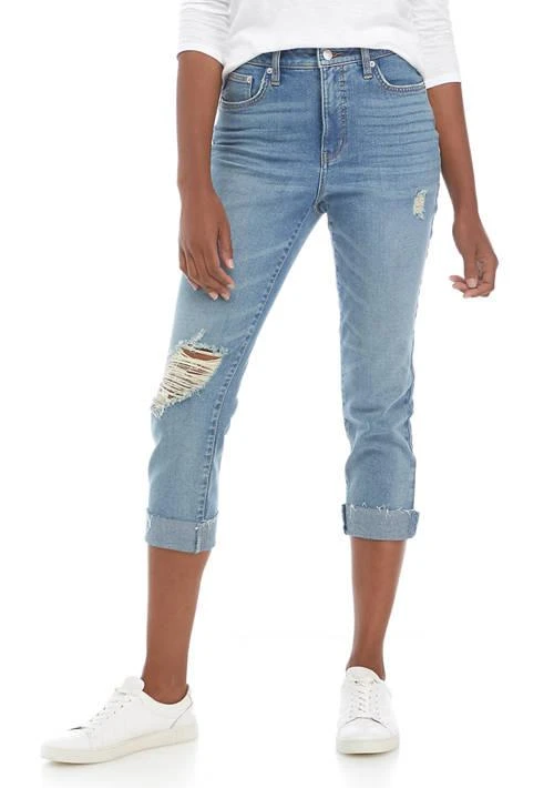 Crown & Ivy™ Ivy Petite High Rise Vintage Straight Jeans 1