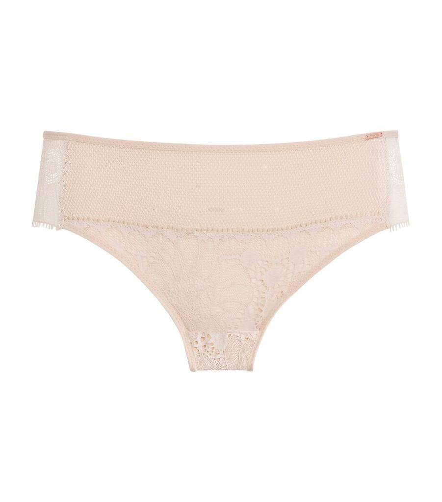 Chantelle Lace-Front Brazilian Briefs