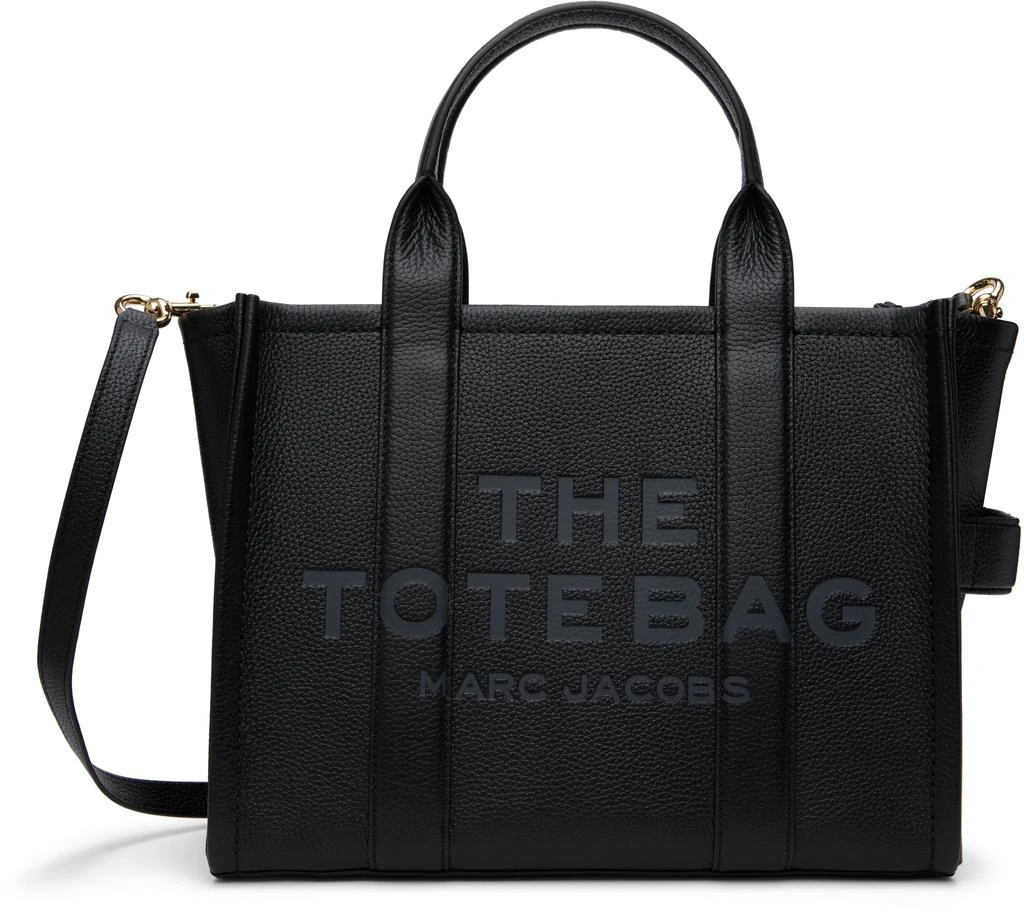 Marc Jacobs Black 'The Leather Medium' Tote 1