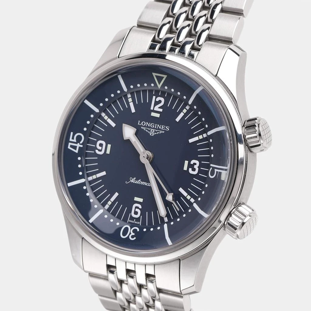 Longines Longines Blue Stainless Steel Legend Diver L3.764.4.90.6 Men's Wristwatch 39 mm 2