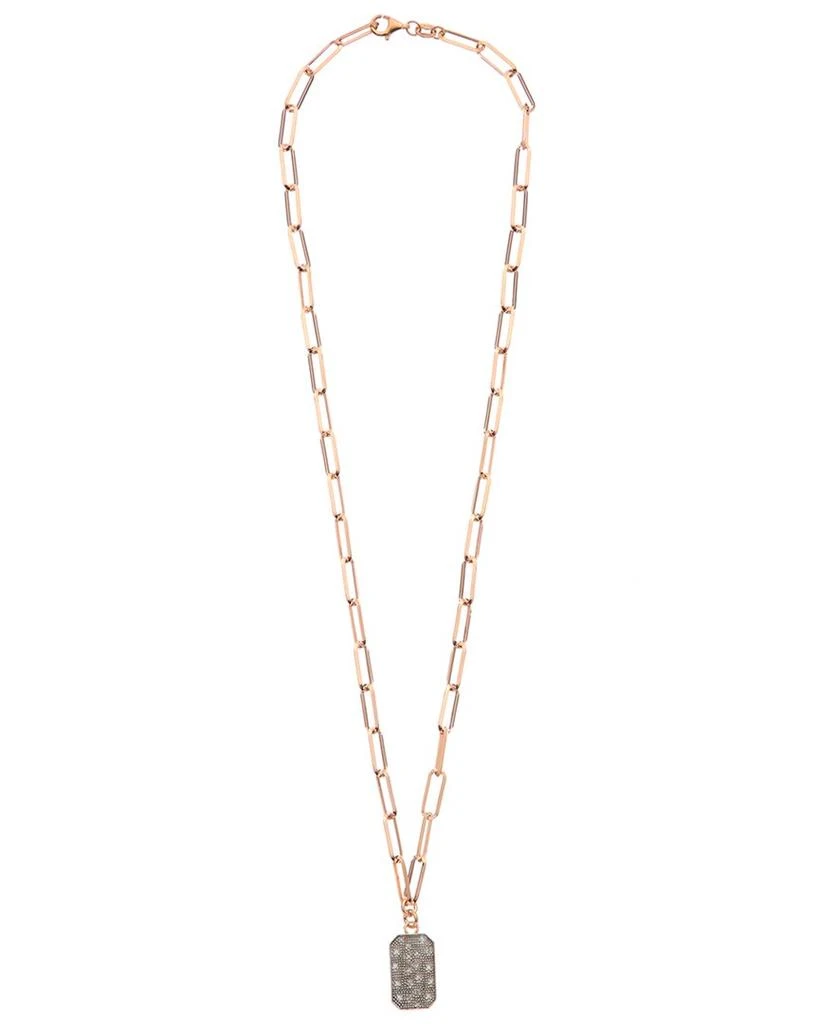 Meshmerise 18K Over Silver 0.12 ct. tw. Diamond Necklace 2