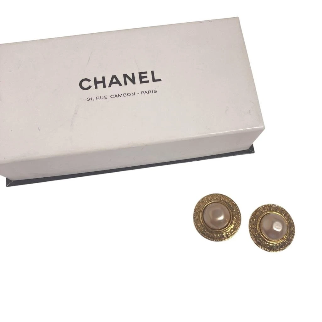 Chanel Plating Clip Earrings (Pre-Owned)