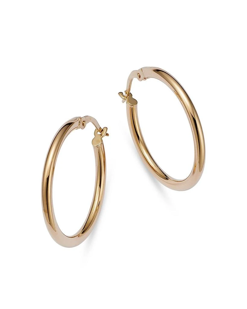 Roberto Coin 18K Yellow Gold Round Hoop Earrings 4