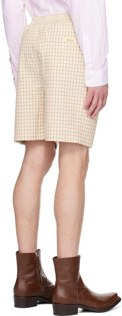 Drôle de Monsieur Beige 'Le Short Carreaux' Shorts 3