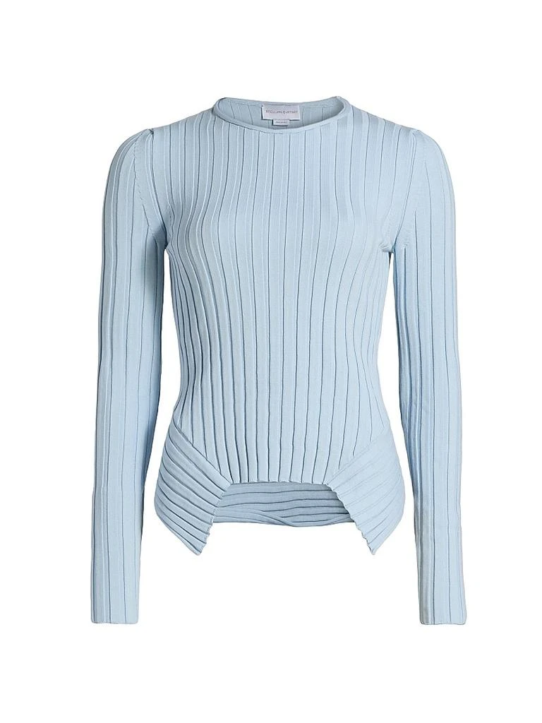 Stella McCartney Textured Knit Long-Sleeve Top 1